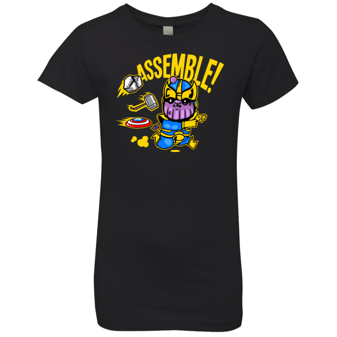 T-Shirts Black / YXS Assemble Girls Premium T-Shirt