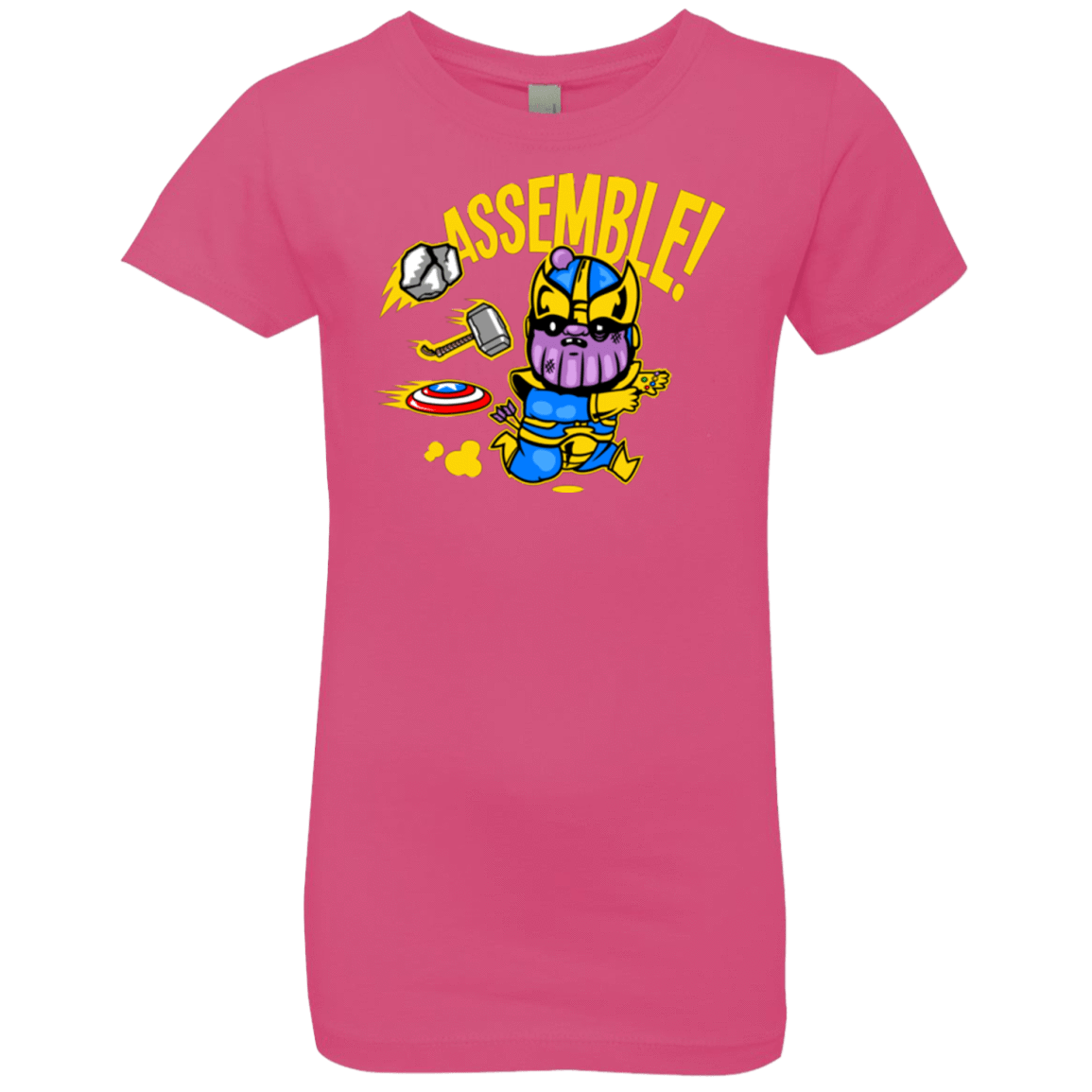 T-Shirts Hot Pink / YXS Assemble Girls Premium T-Shirt