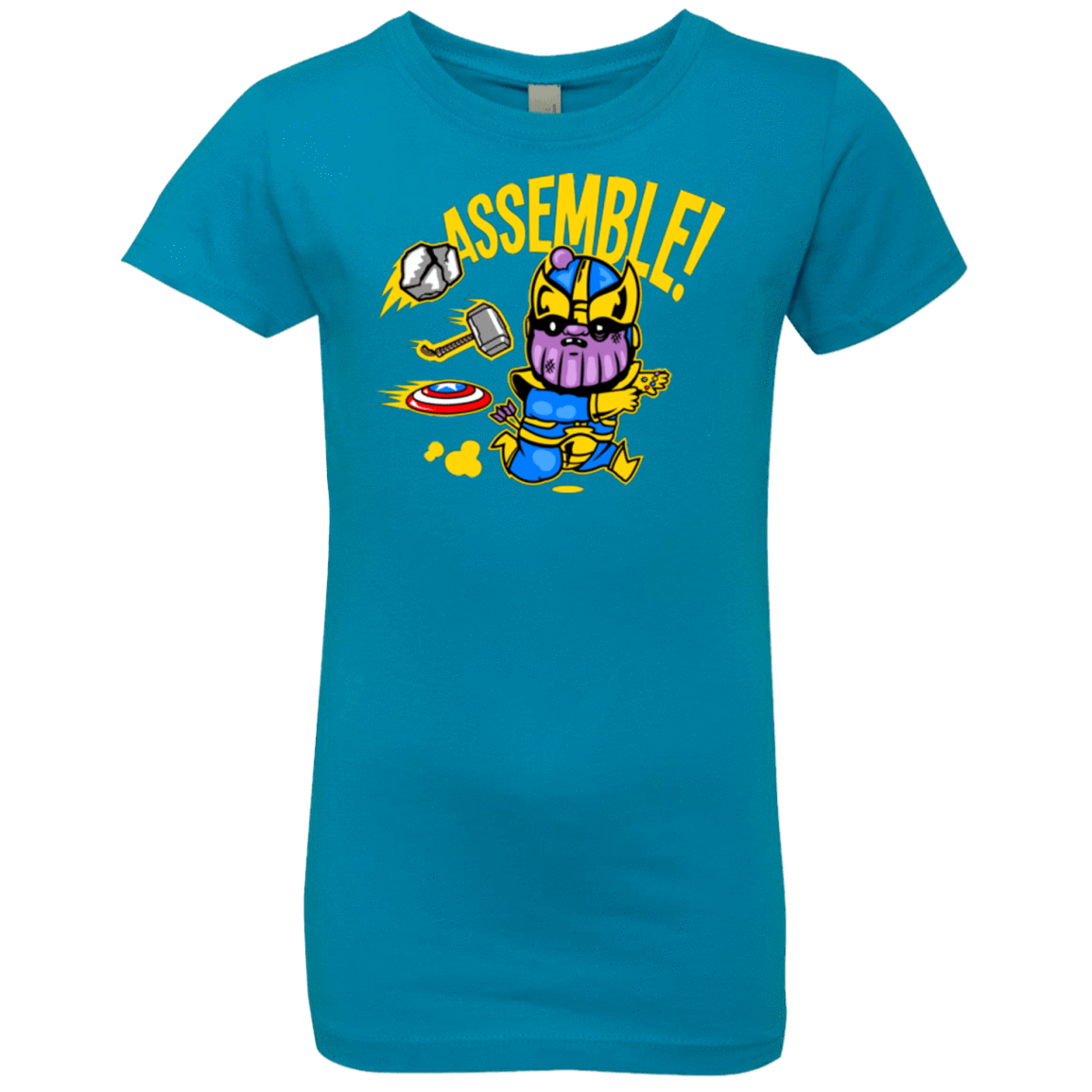 T-Shirts Turquoise / YXS Assemble Girls Premium T-Shirt