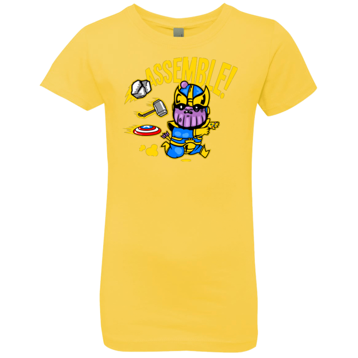 T-Shirts Vibrant Yellow / YXS Assemble Girls Premium T-Shirt