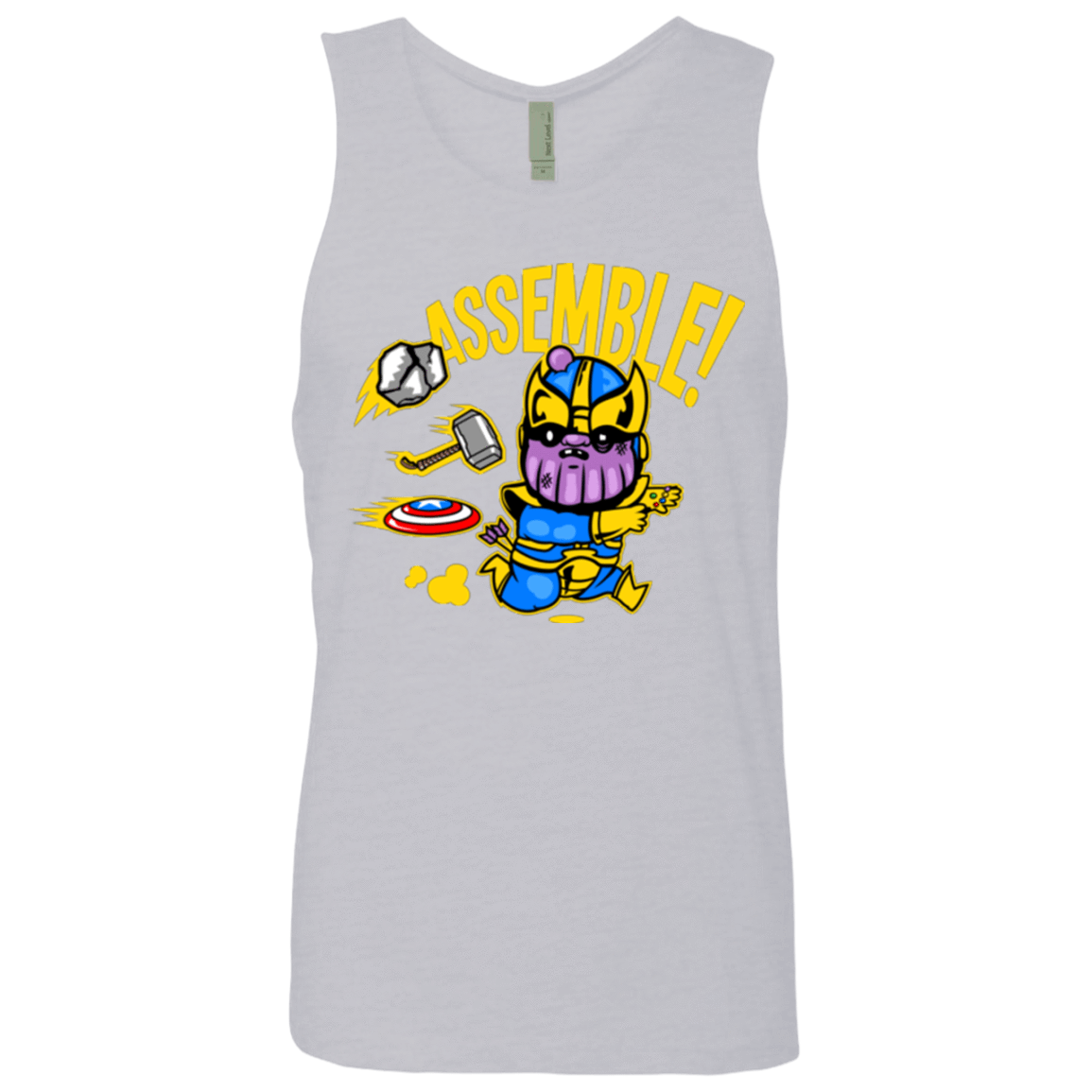 T-Shirts Heather Grey / Small Assemble Men's Premium Tank Top