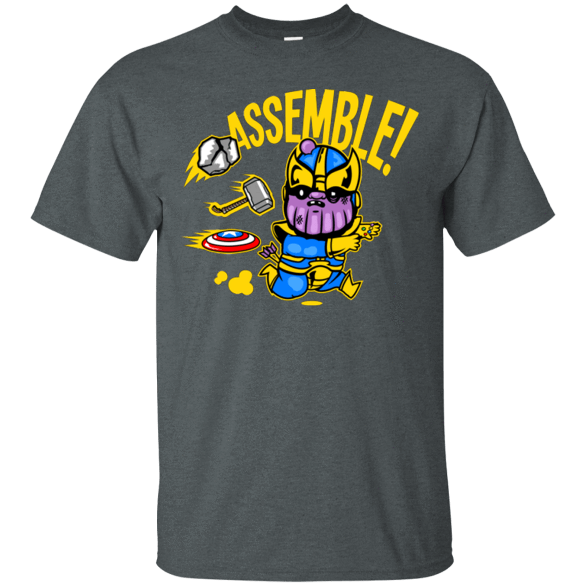 T-Shirts Dark Heather / Small Assemble T-Shirt