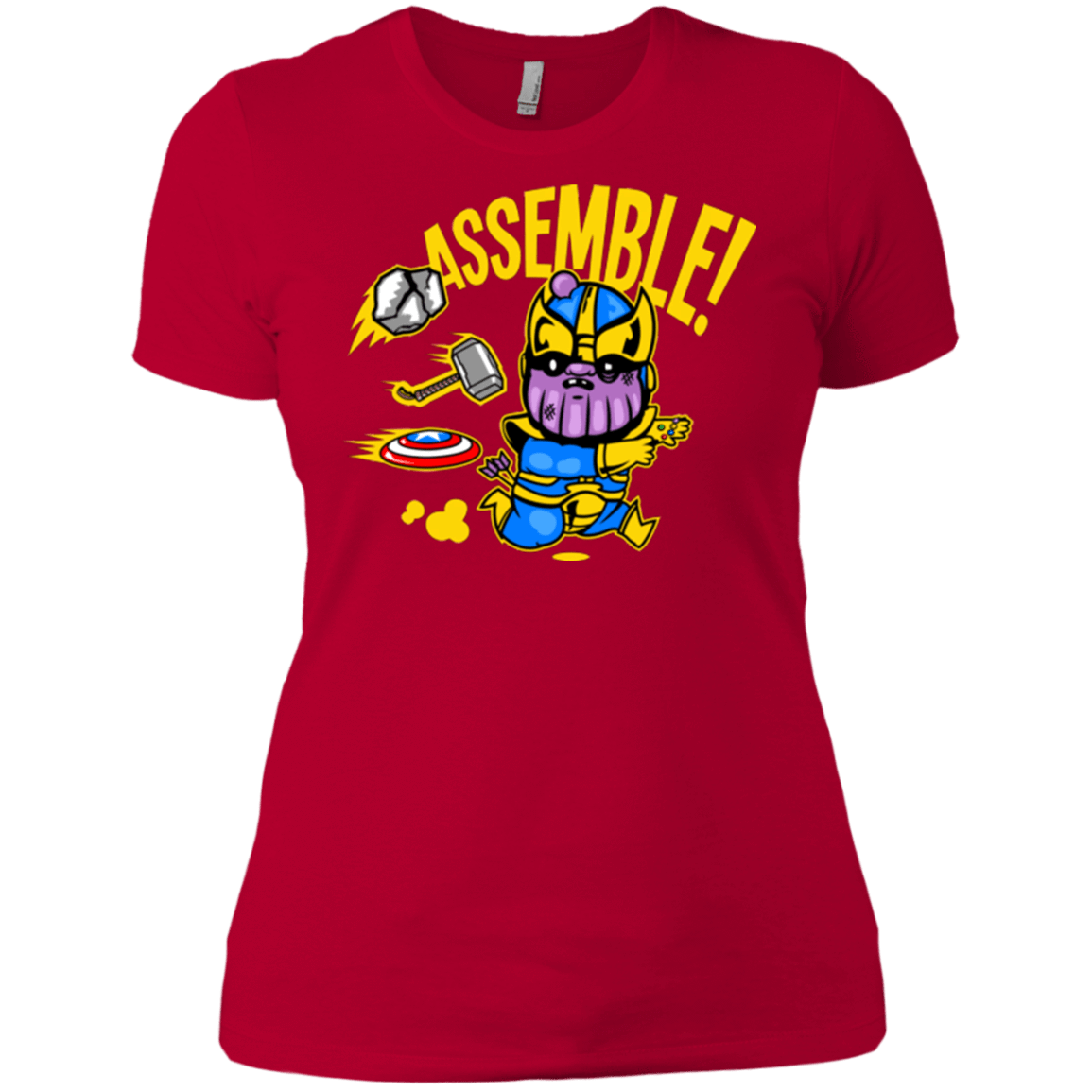 T-Shirts Red / X-Small Assemble Women's Premium T-Shirt