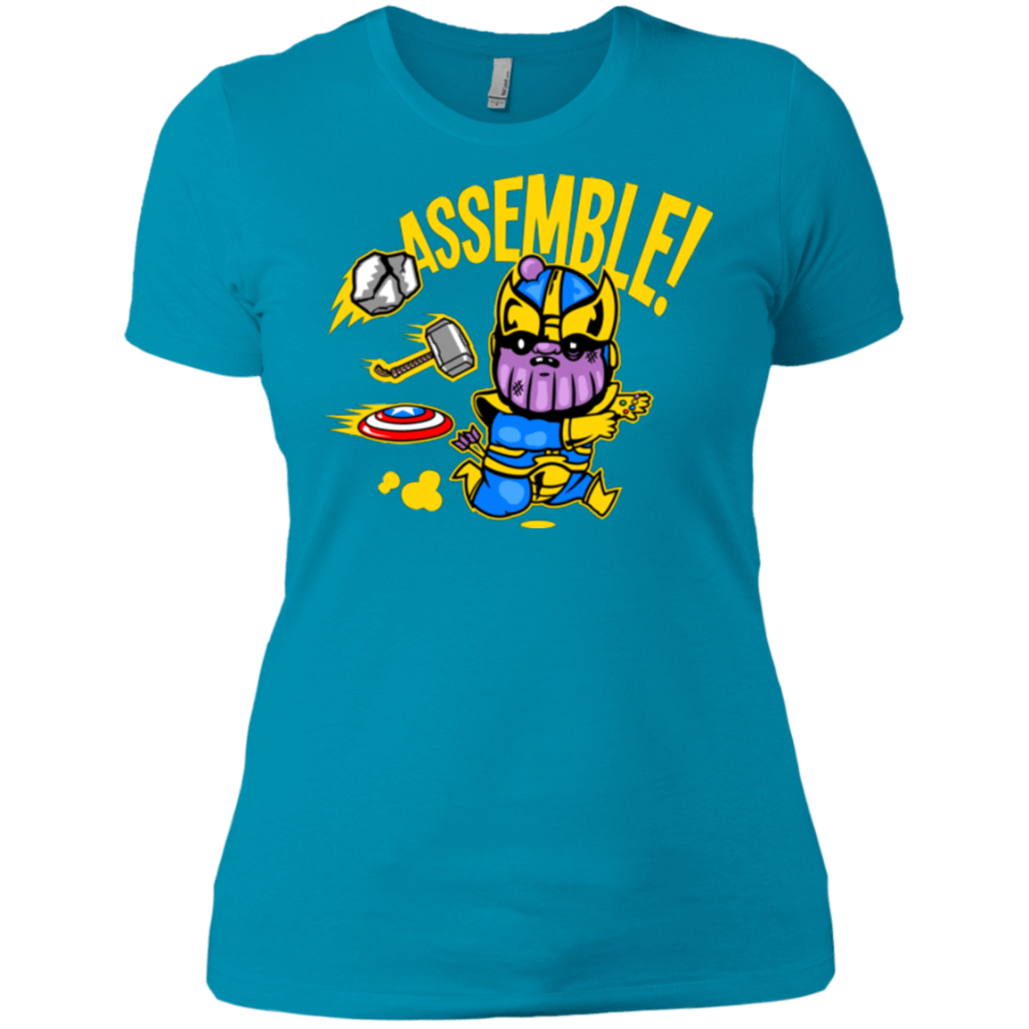 T-Shirts Turquoise / X-Small Assemble Women's Premium T-Shirt