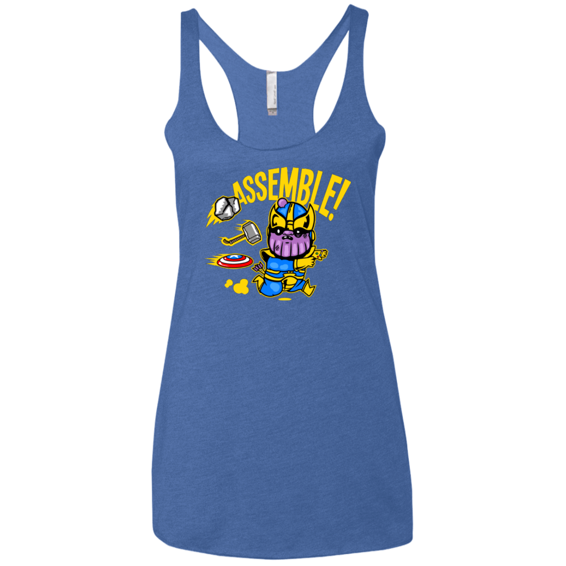 T-Shirts Vintage Royal / X-Small Assemble Women's Triblend Racerback Tank