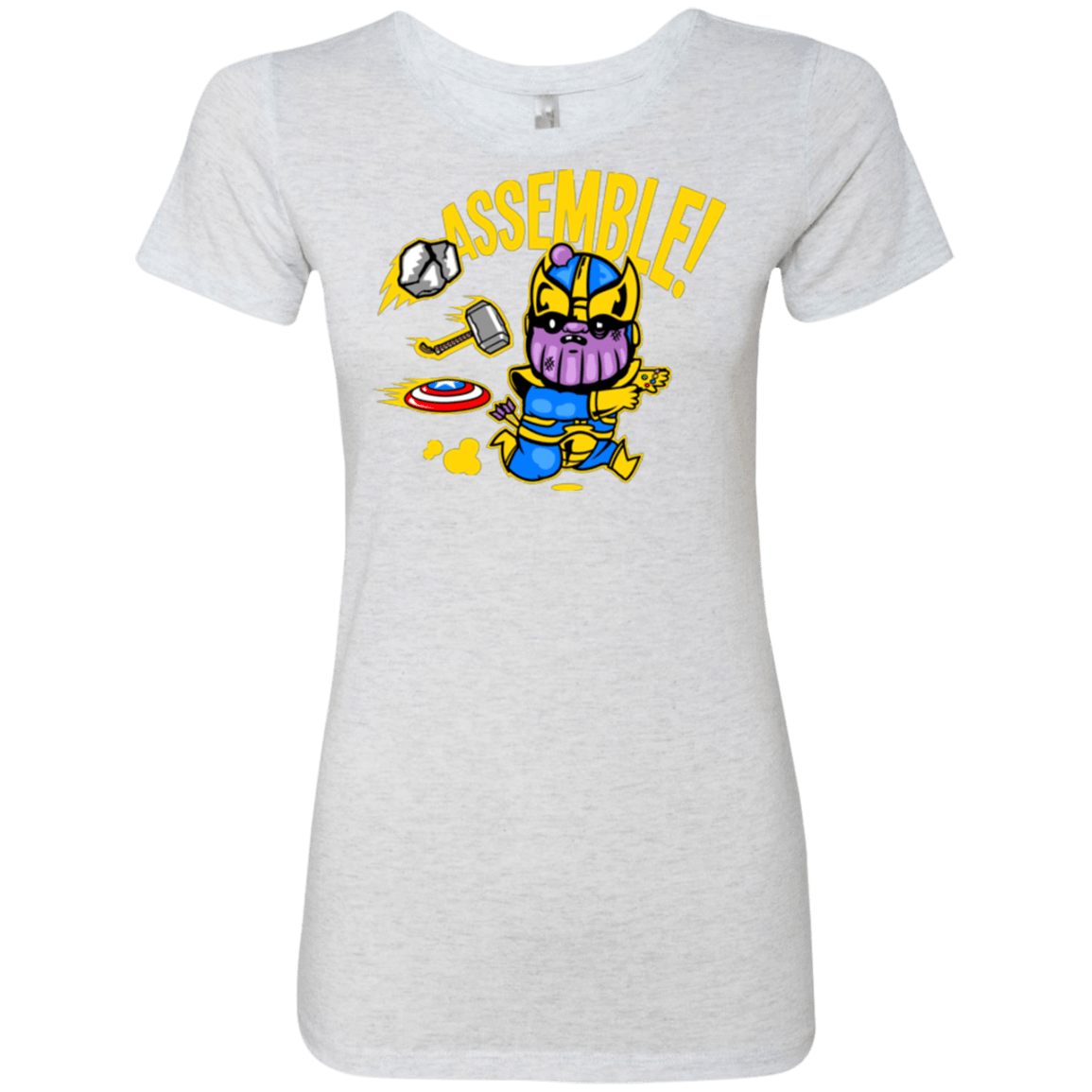 T-Shirts Heather White / Small Assemble Women's Triblend T-Shirt