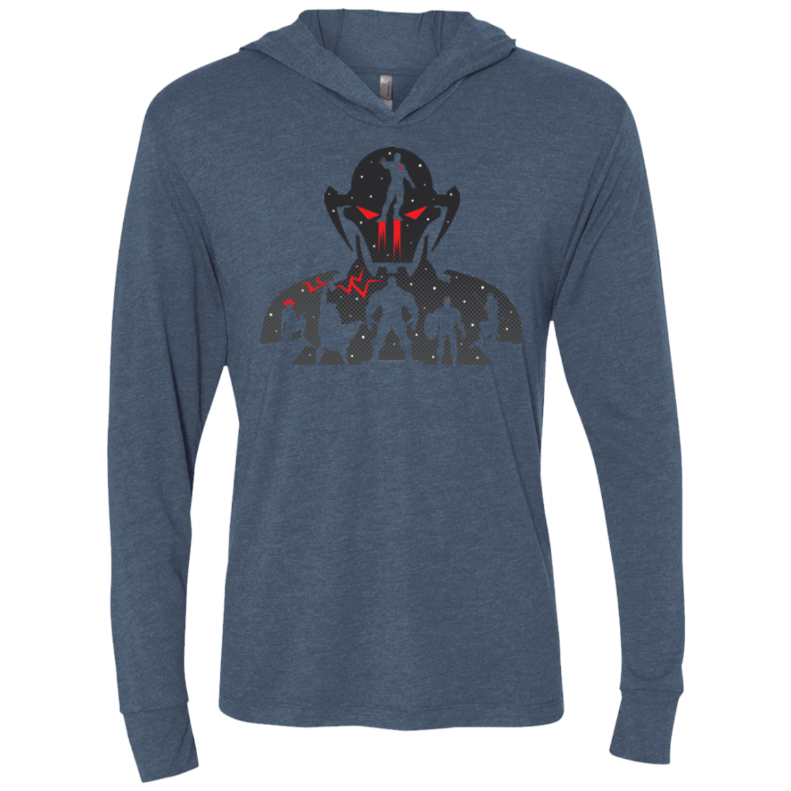 T-Shirts Indigo / X-Small Assembly Required Triblend Long Sleeve Hoodie Tee