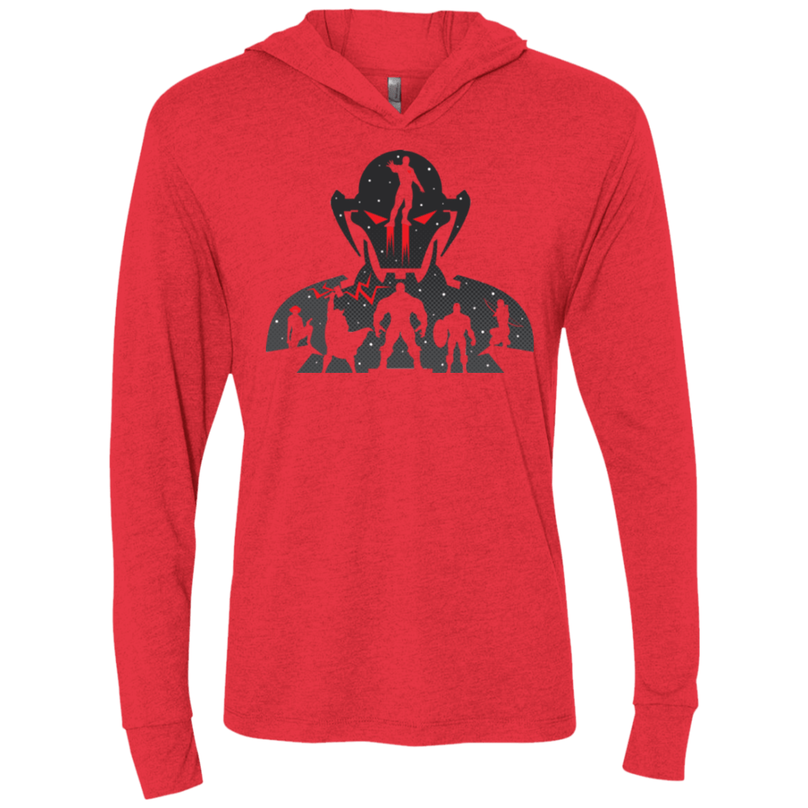 T-Shirts Vintage Red / X-Small Assembly Required Triblend Long Sleeve Hoodie Tee