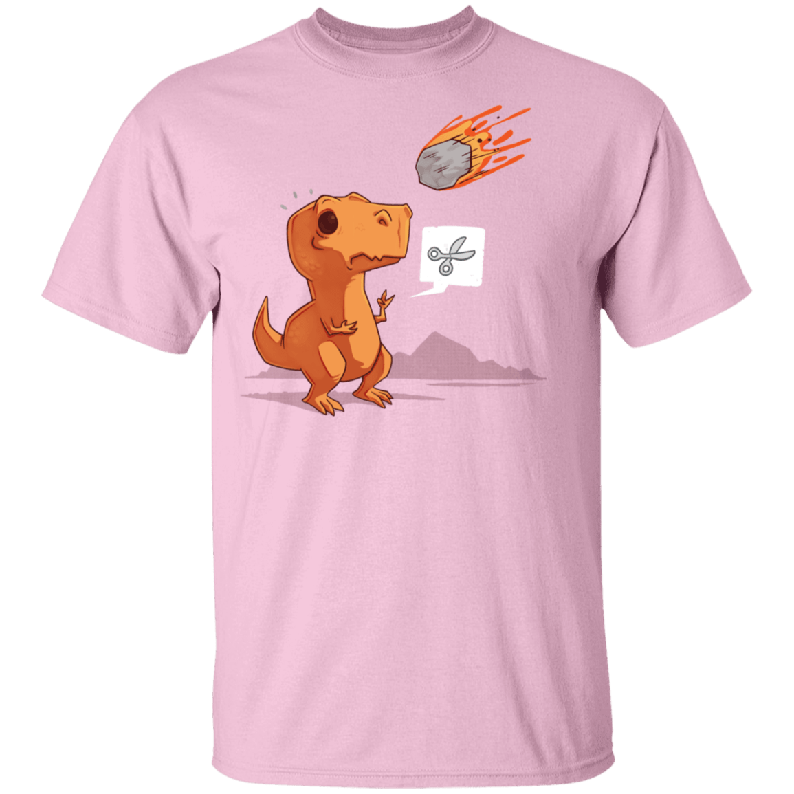 T-Shirts Light Pink / YXS Asteroid Paper Scissors Trama Youth T-Shirt