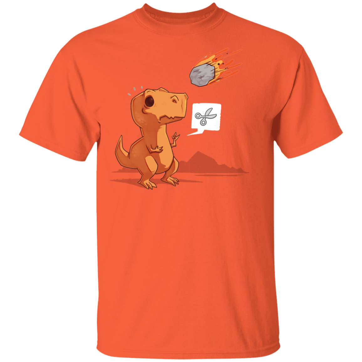 T-Shirts Orange / YXS Asteroid Paper Scissors Trama Youth T-Shirt