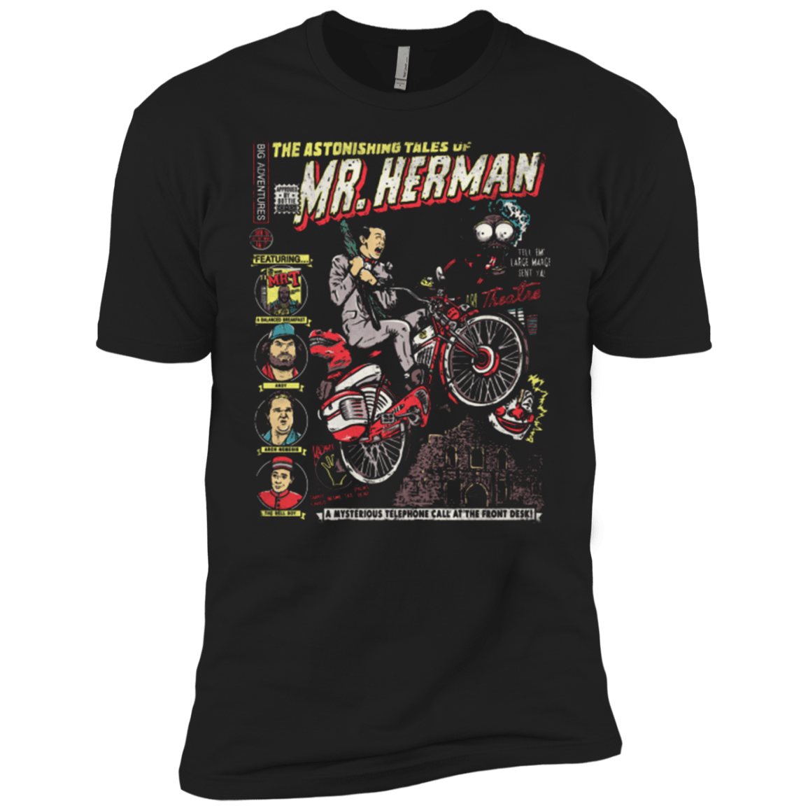 T-Shirts Black / YXS Astonishing Adventures Boys Premium T-Shirt