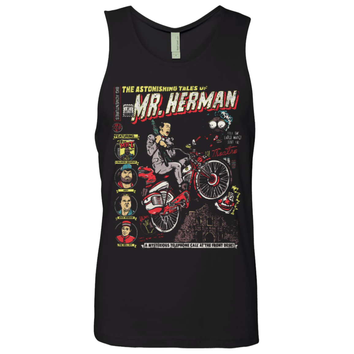 T-Shirts Black / Small Astonishing Adventures Men's Premium Tank Top