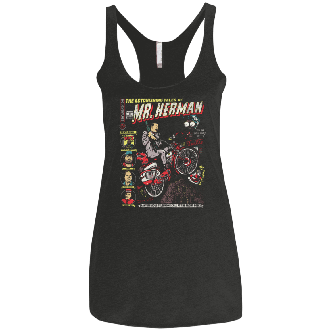 T-Shirts Vintage Black / X-Small Astonishing Adventures Women's Triblend Racerback Tank