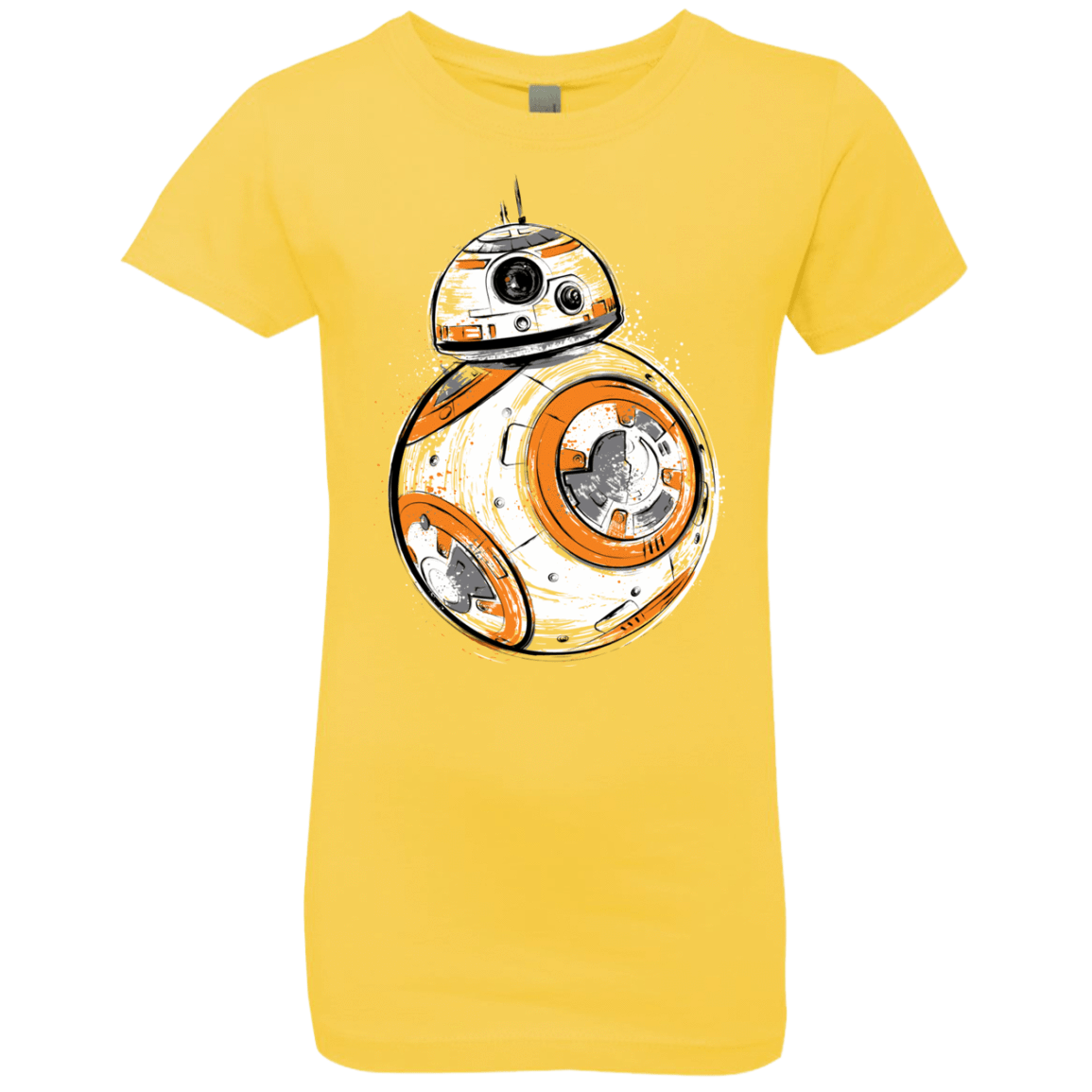 T-Shirts Vibrant Yellow / YXS Astromech Droid Girls Premium T-Shirt