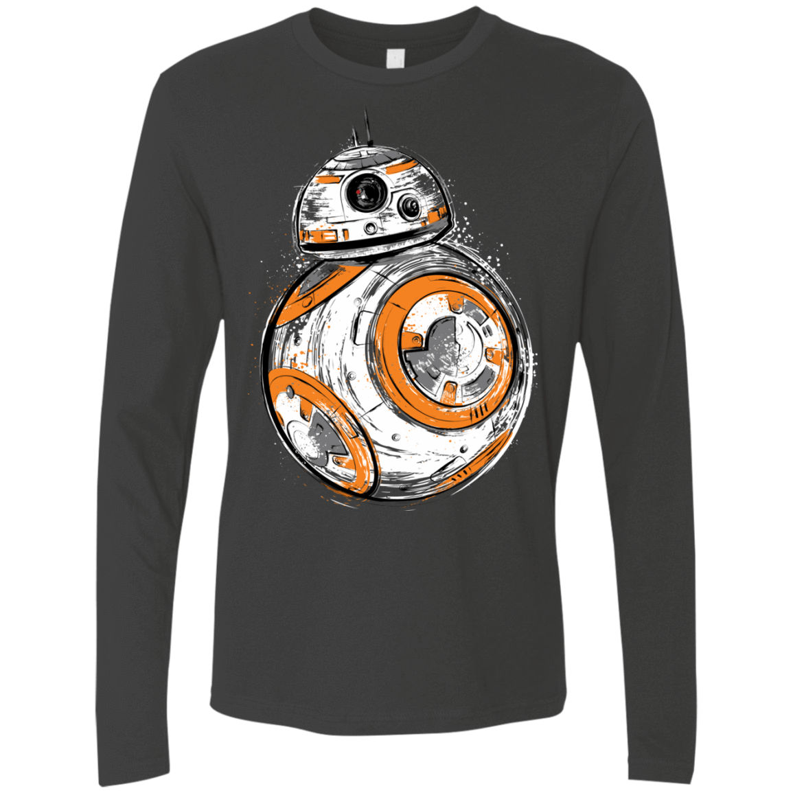 T-Shirts Heavy Metal / Small Astromech Droid Men's Premium Long Sleeve