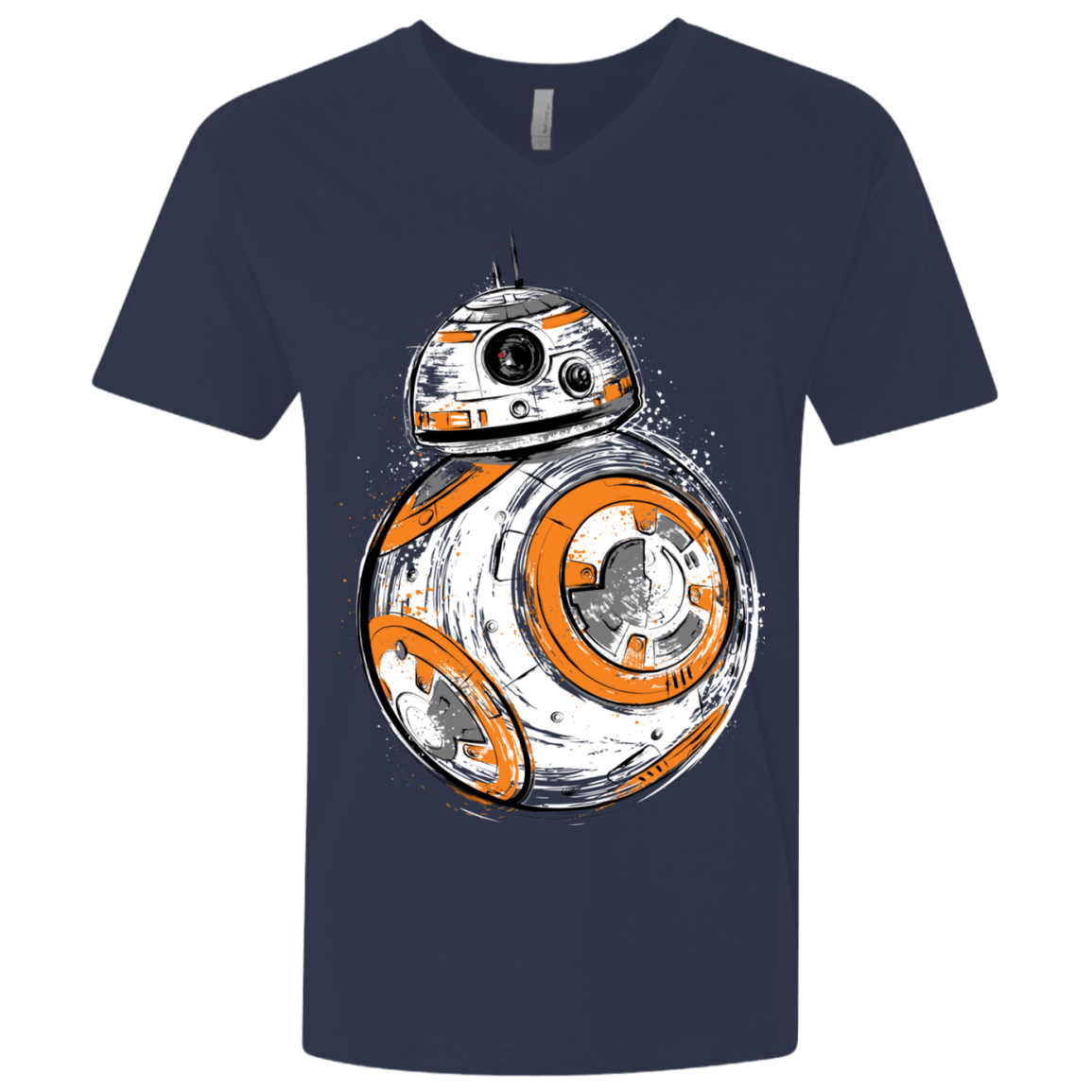 T-Shirts Midnight Navy / X-Small Astromech Droid Men's Premium V-Neck
