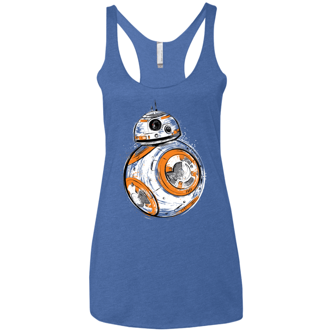 T-Shirts Vintage Royal / X-Small Astromech Droid Women's Triblend Racerback Tank