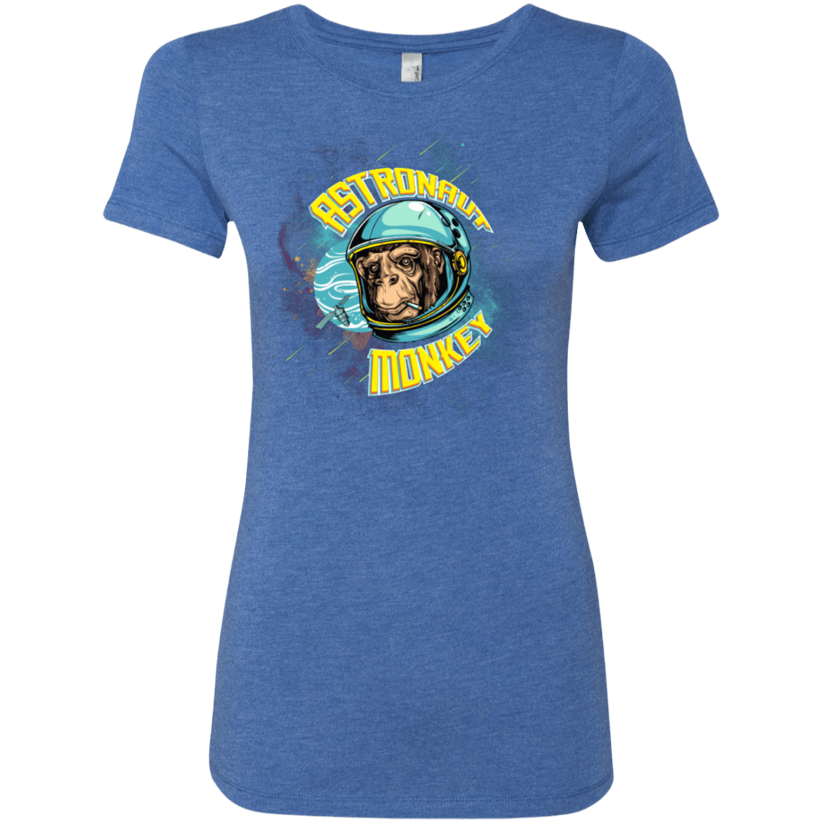 T-Shirts Vintage Royal / Small ASTRONAUT MONKEY Women's Triblend T-Shirt