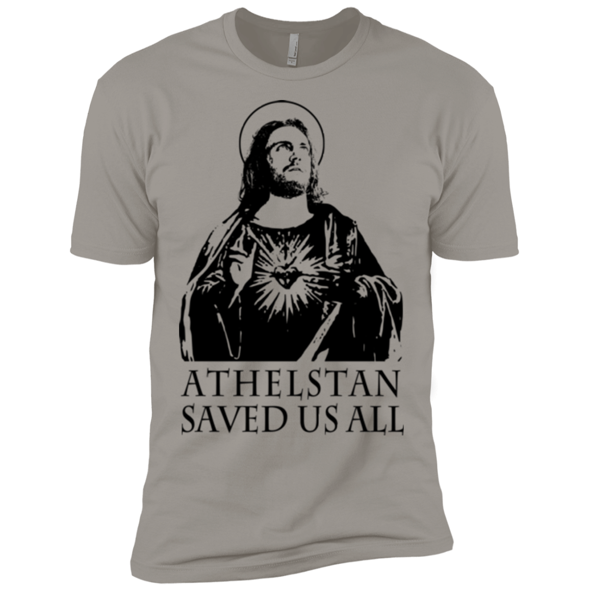 T-Shirts Light Grey / X-Small Athelstan saves Men's Premium T-Shirt