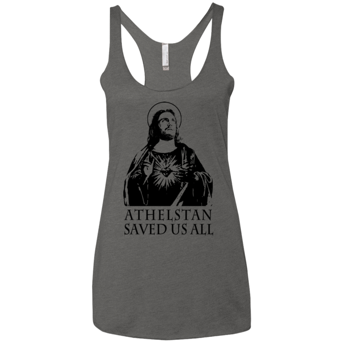 T-Shirts Premium Heather / X-Small Athelstan saves Women's Triblend Racerback Tank