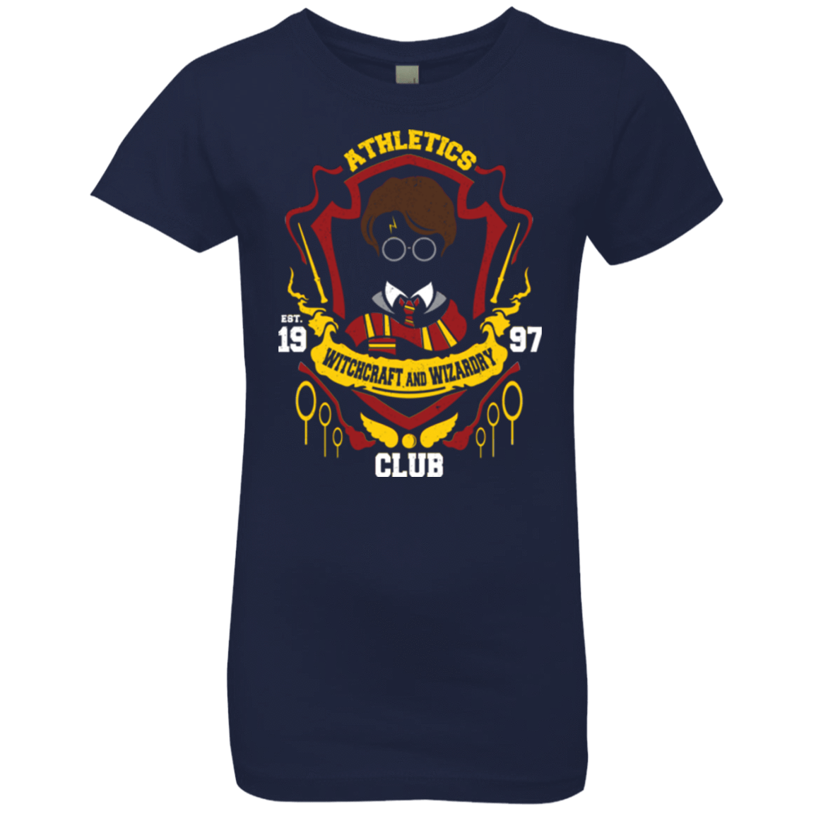 T-Shirts Midnight Navy / YXS Athletics Club Girls Premium T-Shirt