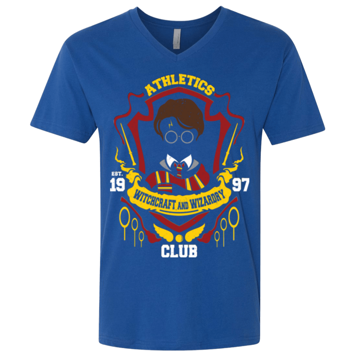 T-Shirts Royal / X-Small Athletics Club Men's Premium V-Neck