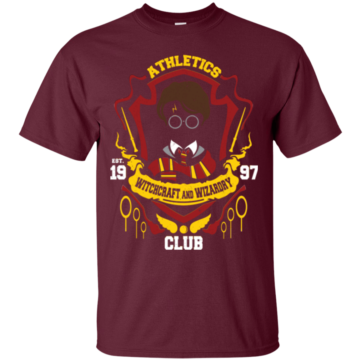 T-Shirts Maroon / Small Athletics Club T-Shirt