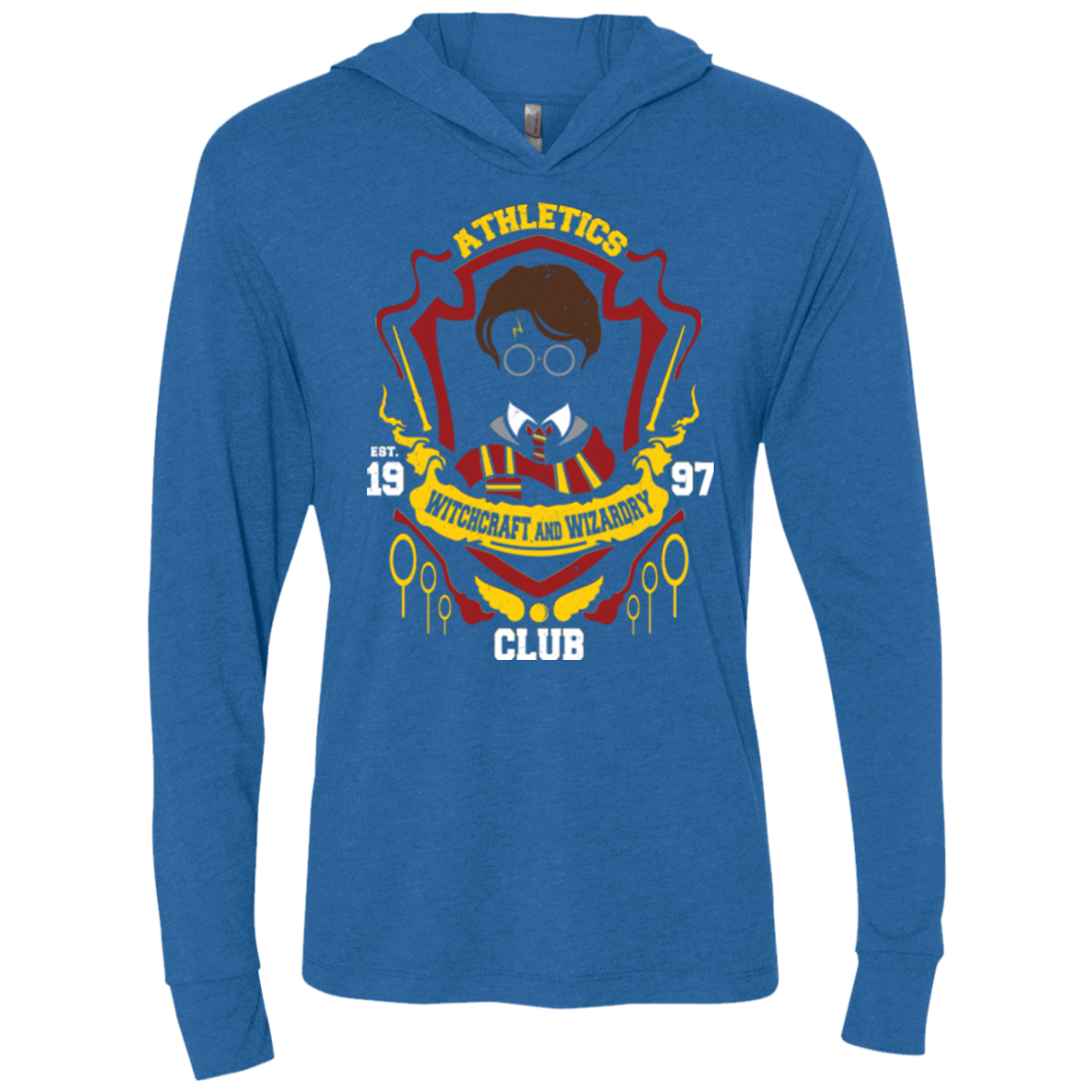 T-Shirts Vintage Royal / X-Small Athletics Club Triblend Long Sleeve Hoodie Tee