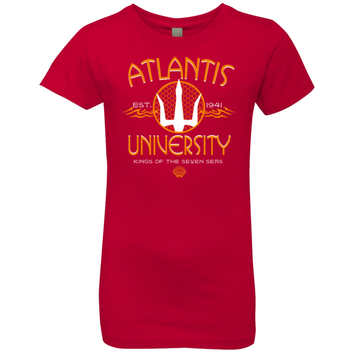 T-Shirts Red / YXS Atlantis University Girls Premium T-Shirt