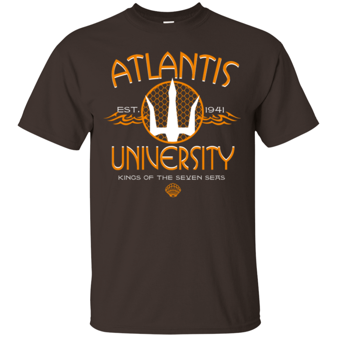 T-Shirts Dark Chocolate / Small Atlantis University T-Shirt