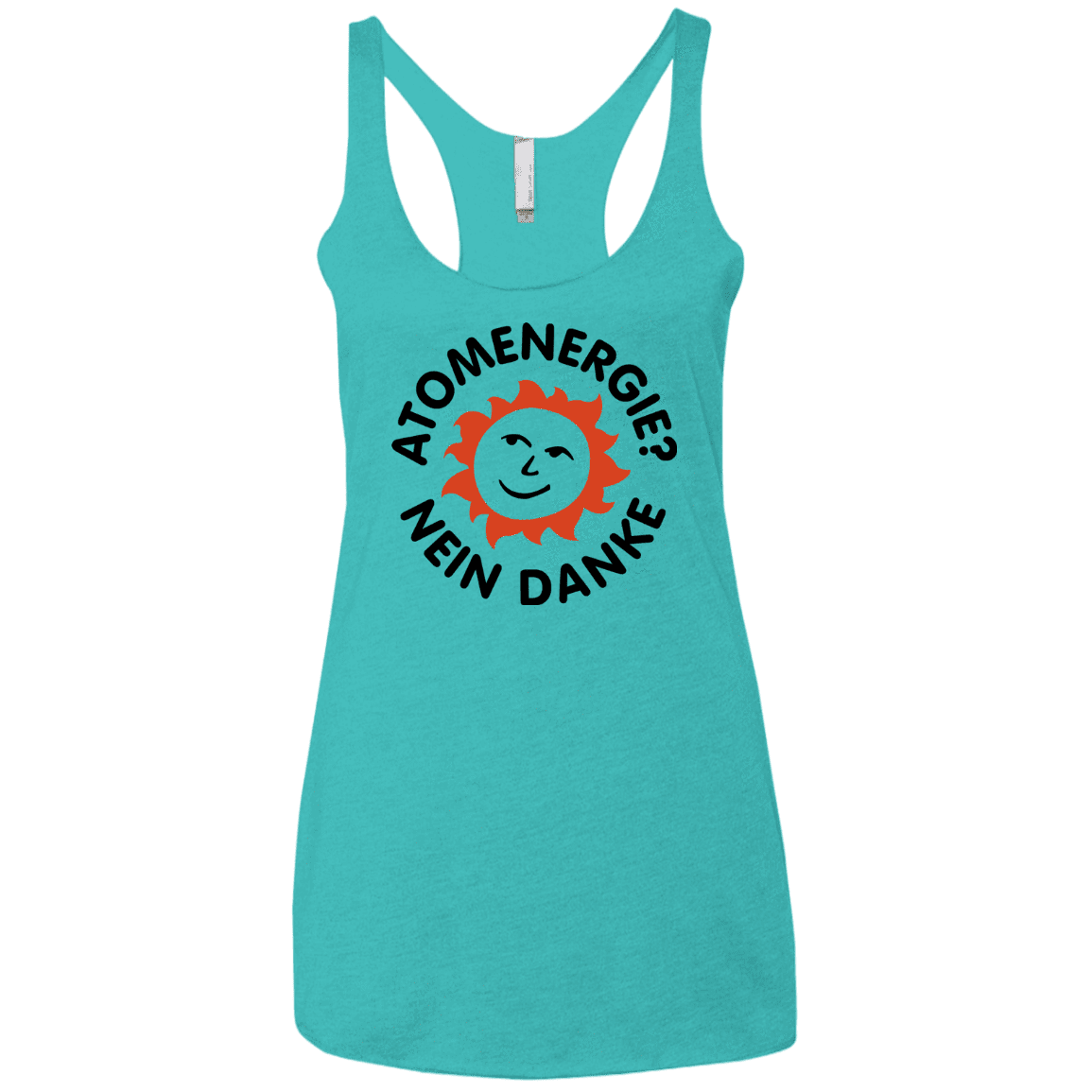 T-Shirts Tahiti Blue / X-Small Atomenergie Women's Triblend Racerback Tank