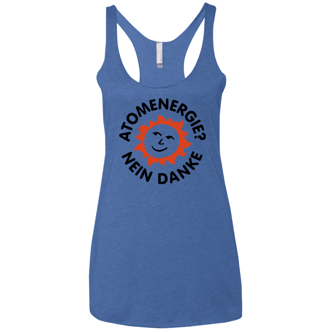 T-Shirts Vintage Royal / X-Small Atomenergie Women's Triblend Racerback Tank