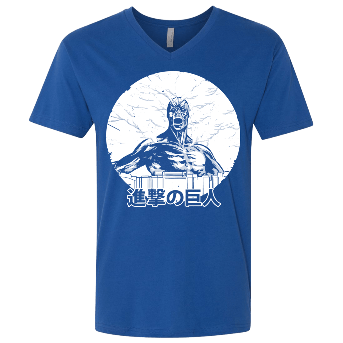 T-Shirts Royal / X-Small Attack Men's Premium V-Neck