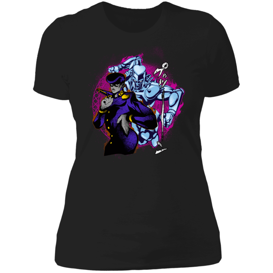 T-Shirts Black / X-Small Attack of Josuke Women's Premium T-Shirt