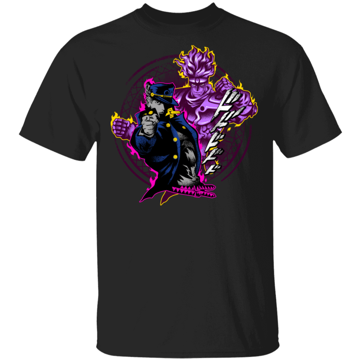 T-Shirts Black / S Attack of Jotaro T-Shirt