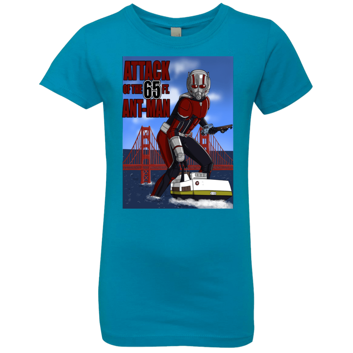 T-Shirts Turquoise / YXS Attack of the 65 ft. Ant-Man Girls Premium T-Shirt