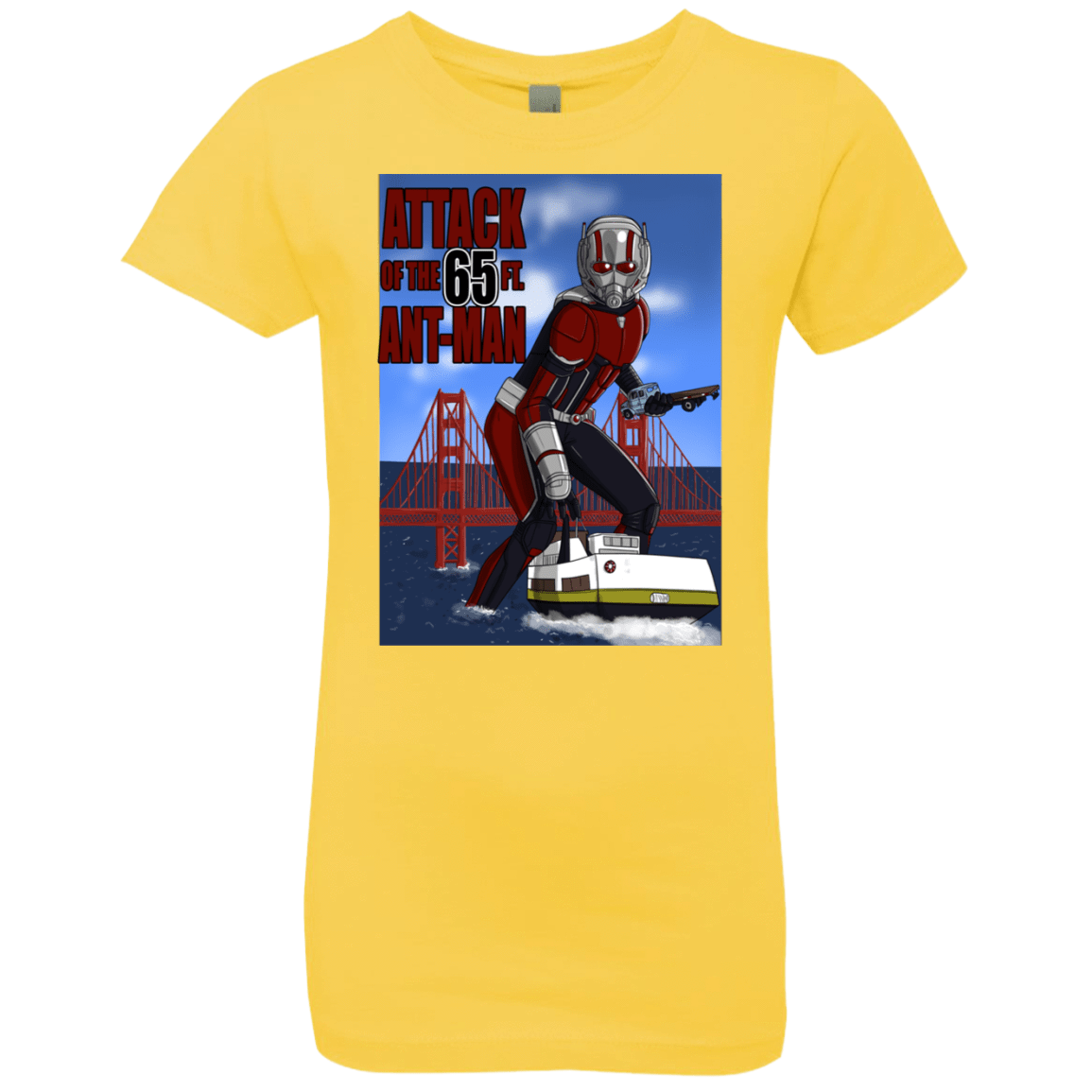 T-Shirts Vibrant Yellow / YXS Attack of the 65 ft. Ant-Man Girls Premium T-Shirt