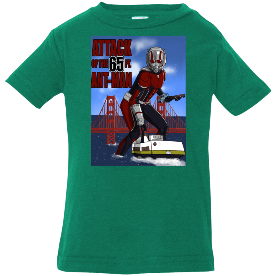 T-Shirts Kelly / 6 Months Attack of the 65 ft. Ant-Man Infant Premium T-Shirt
