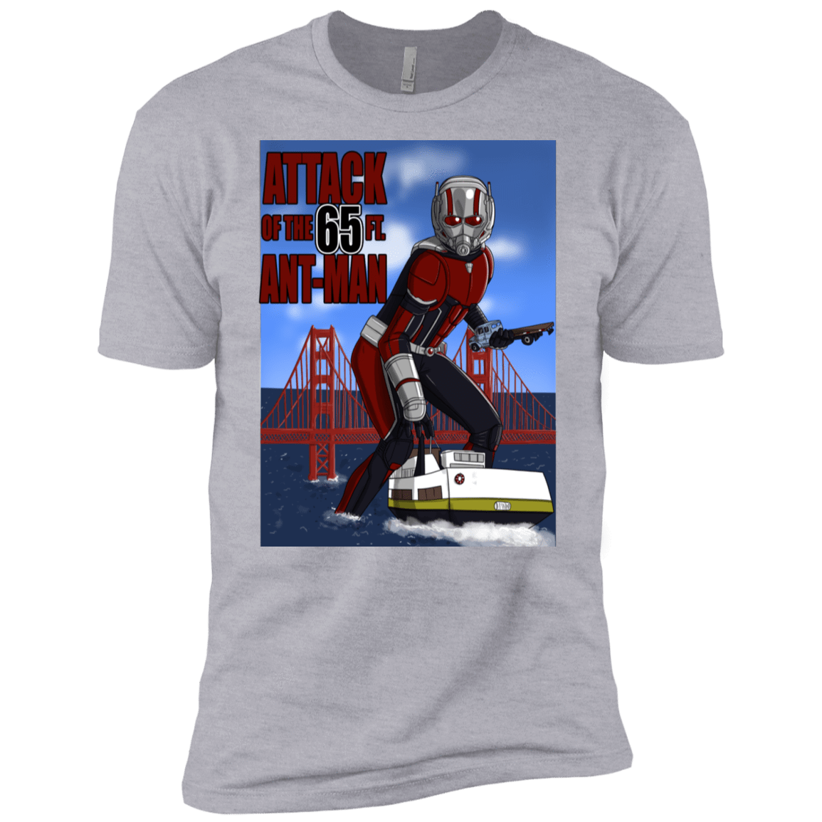 T-Shirts Heather Grey / X-Small Attack of the 65 ft. Ant-Man Men's Premium T-Shirt