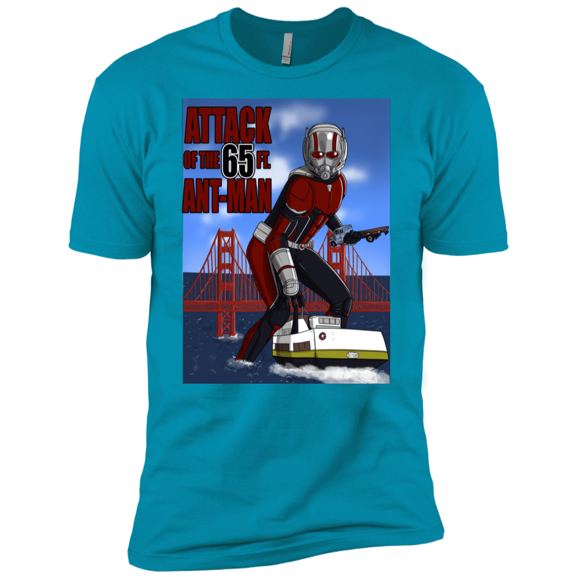 T-Shirts Turquoise / X-Small Attack of the 65 ft. Ant-Man Men's Premium T-Shirt