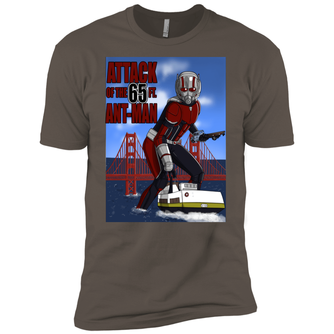 T-Shirts Warm Grey / X-Small Attack of the 65 ft. Ant-Man Men's Premium T-Shirt