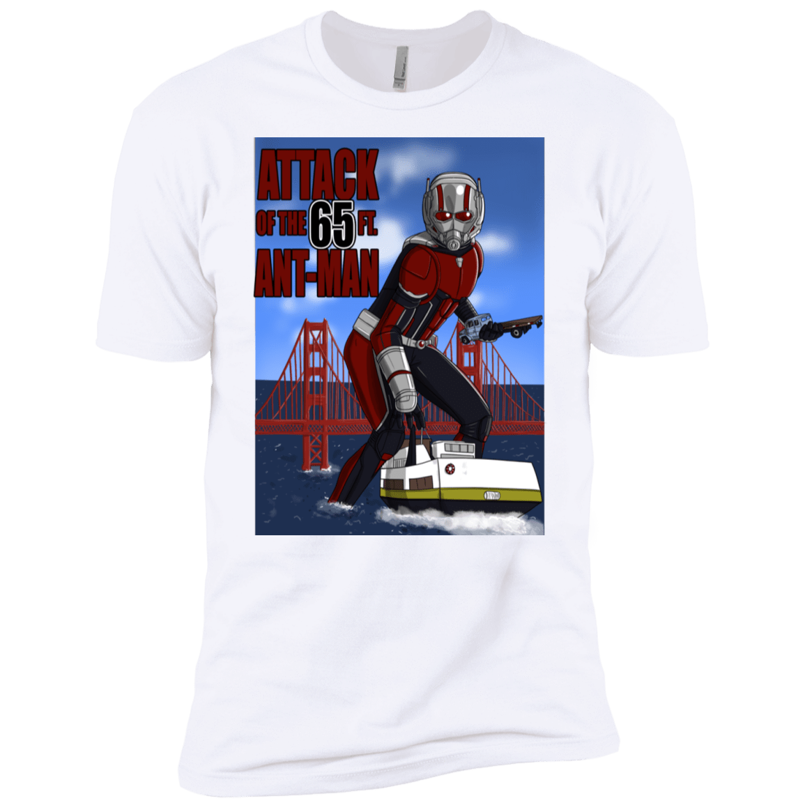 T-Shirts White / X-Small Attack of the 65 ft. Ant-Man Men's Premium T-Shirt