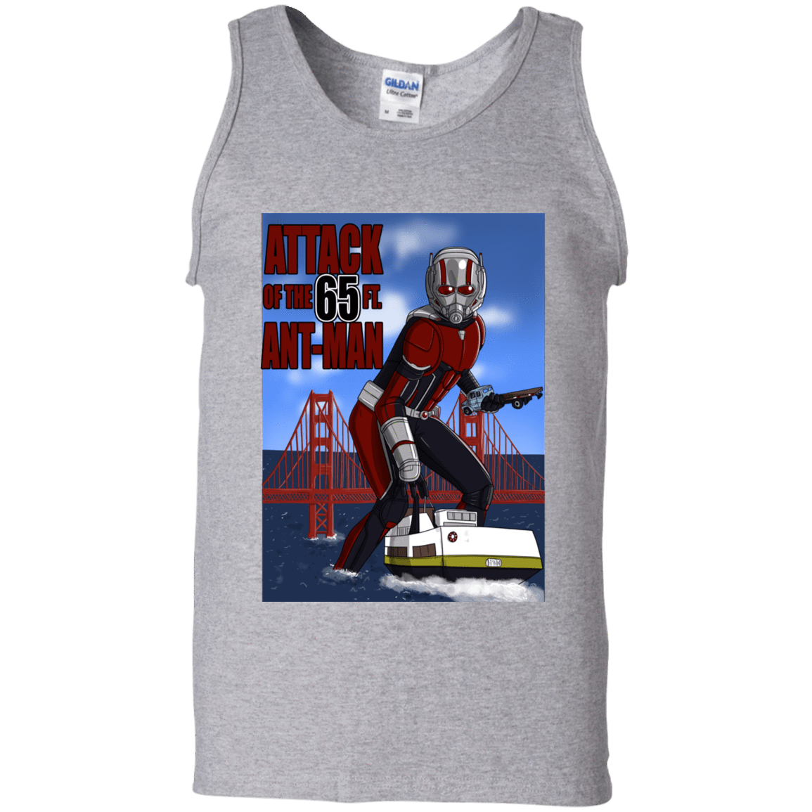 T-Shirts Sport Grey / S Attack of the 65 ft. Ant-Man Men's Tank Top