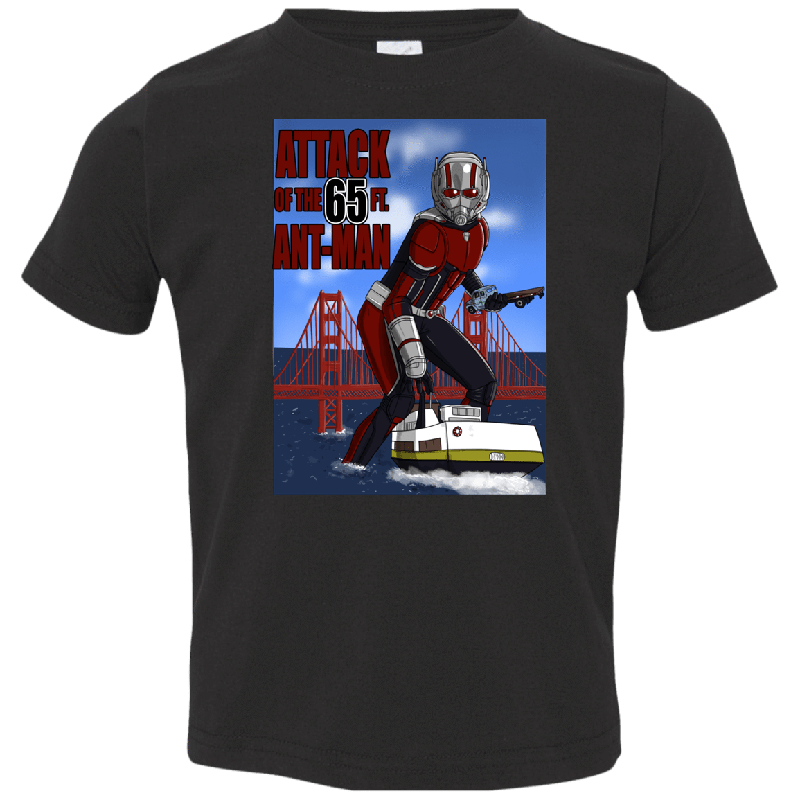 T-Shirts Black / 2T Attack of the 65 ft. Ant-Man Toddler Premium T-Shirt