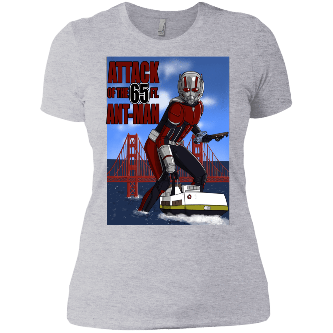 T-Shirts Heather Grey / X-Small Attack of the 65 ft. Ant-Man Women's Premium T-Shirt