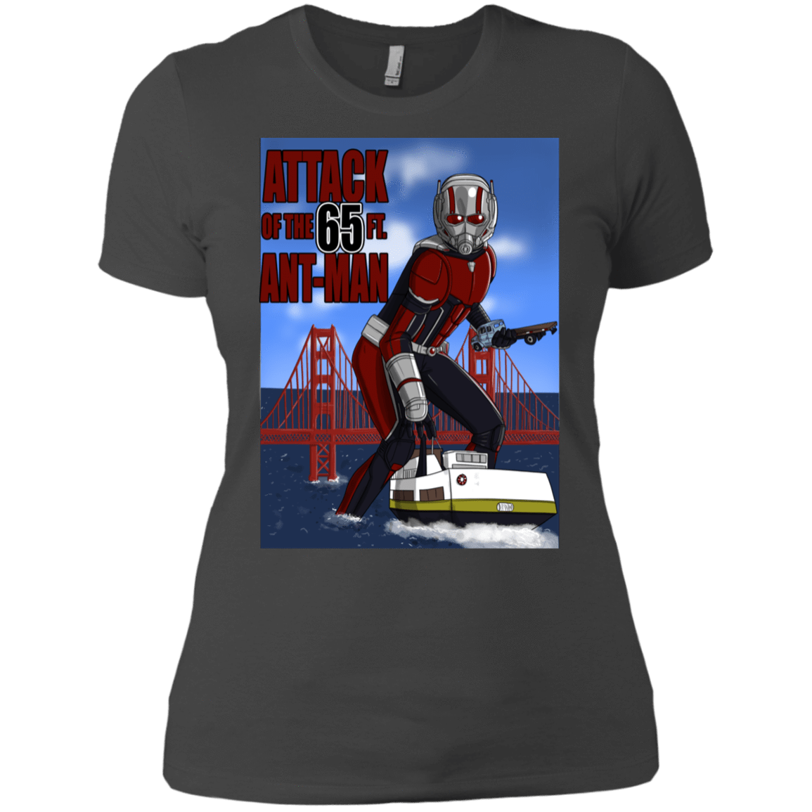 T-Shirts Heavy Metal / X-Small Attack of the 65 ft. Ant-Man Women's Premium T-Shirt