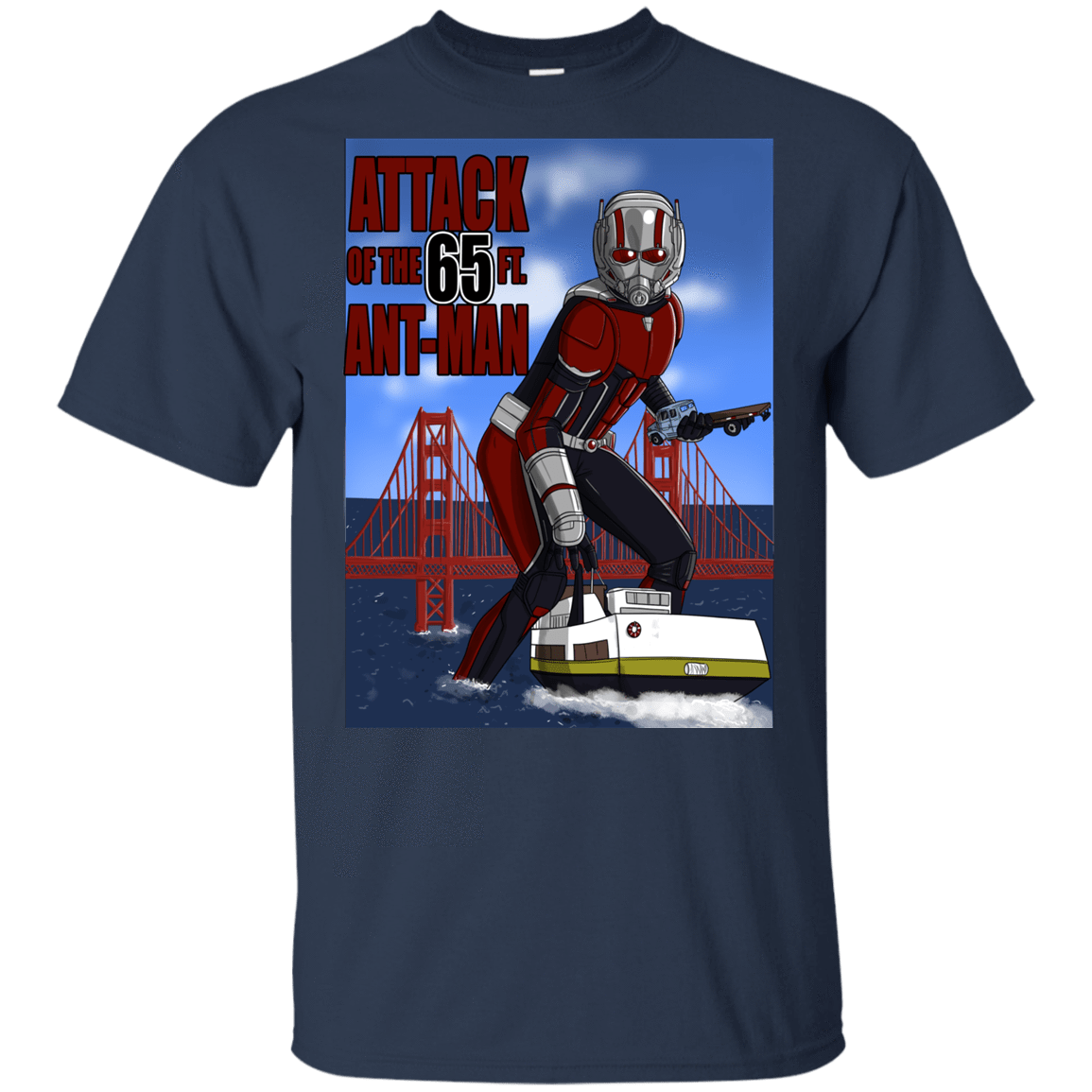 T-Shirts Navy / YXS Attack of the 65 ft. Ant-Man Youth T-Shirt