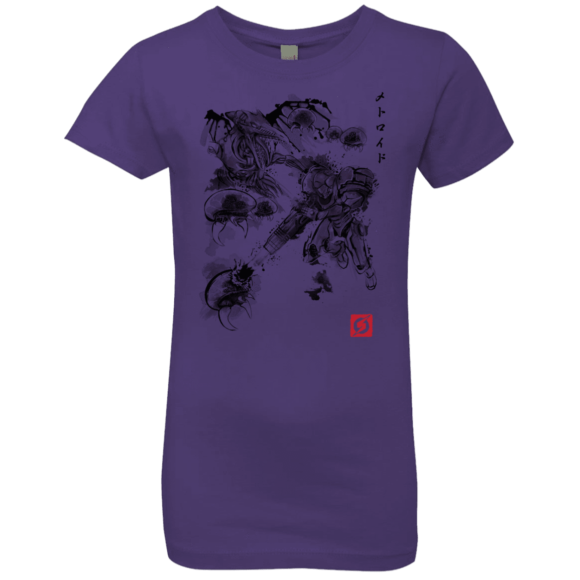 T-Shirts Purple Rush / YXS Attack of the space pirates Girls Premium T-Shirt