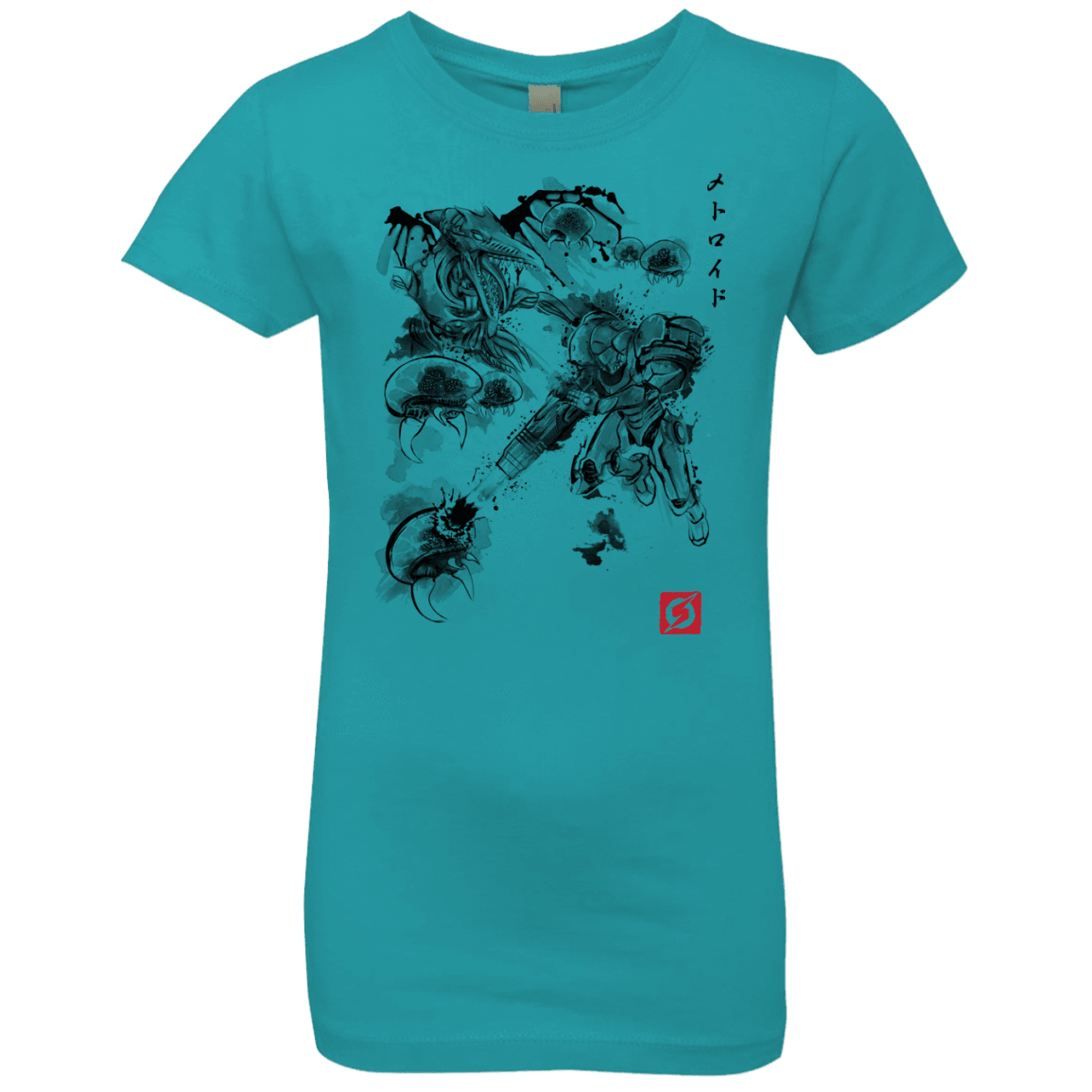 T-Shirts Tahiti Blue / YXS Attack of the space pirates Girls Premium T-Shirt