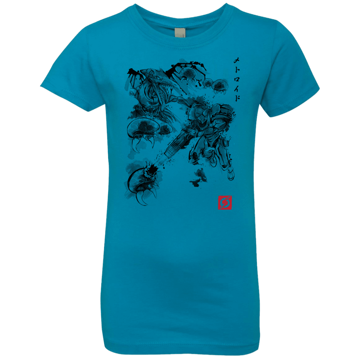 T-Shirts Turquoise / YXS Attack of the space pirates Girls Premium T-Shirt